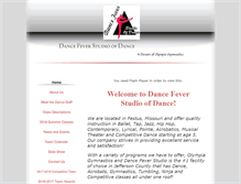 Tablet Screenshot of dancefeverfestus.org